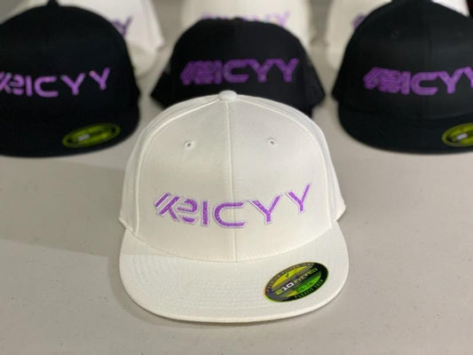 K2ICYY Wht/Purp Fitted Cap