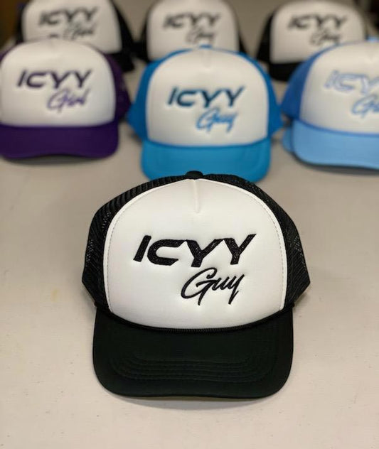 ICYY GIRL Blk/Wht Snapback Cap