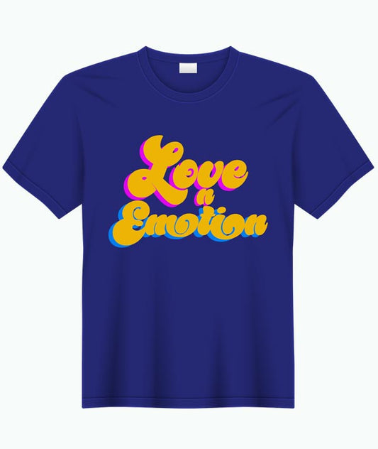 Love N Emotion T-Shirt - Blue